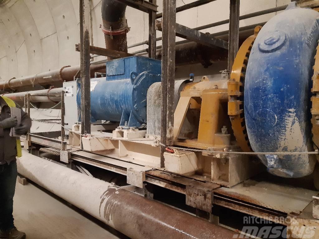  Slurry pump set / Pompe marinage Warman Bombas de agua