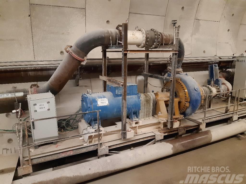  Slurry pump set / Pompe marinage Warman Bombas de agua