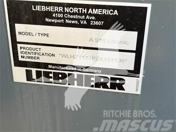 Liebherr A918 COMPACT LITRONIC Excavadoras de ruedas