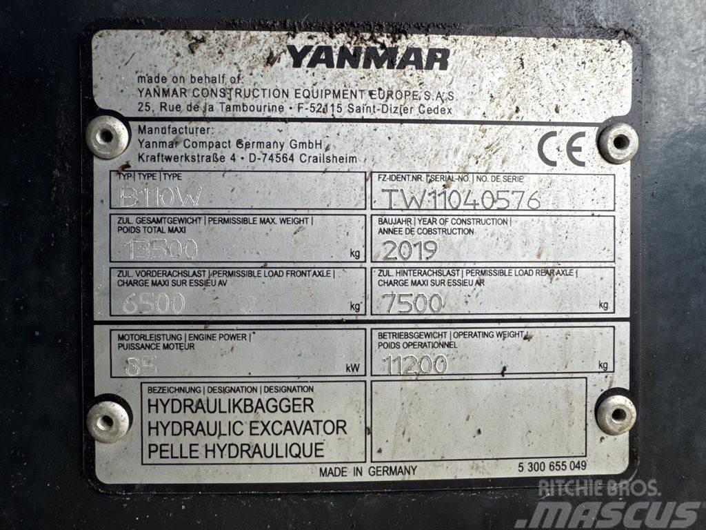 Yanmar YAN B110W Excavadoras de ruedas
