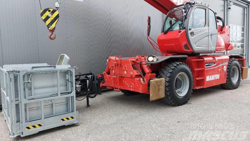 Manitou MRT 3255 / with 5to. winch and man basket PSE4400/ Carretillas telescópicas