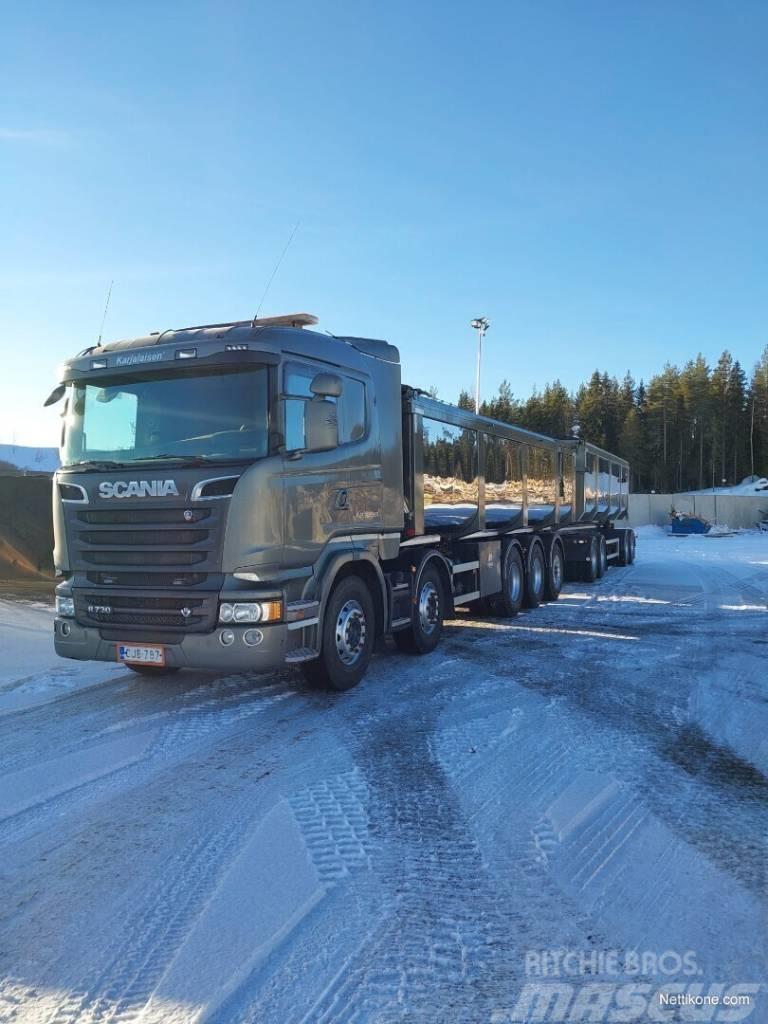 Scania R730 - 58 m3 yhdistelmä LB10x4*6HNB Camiones bañeras basculantes o volquetes