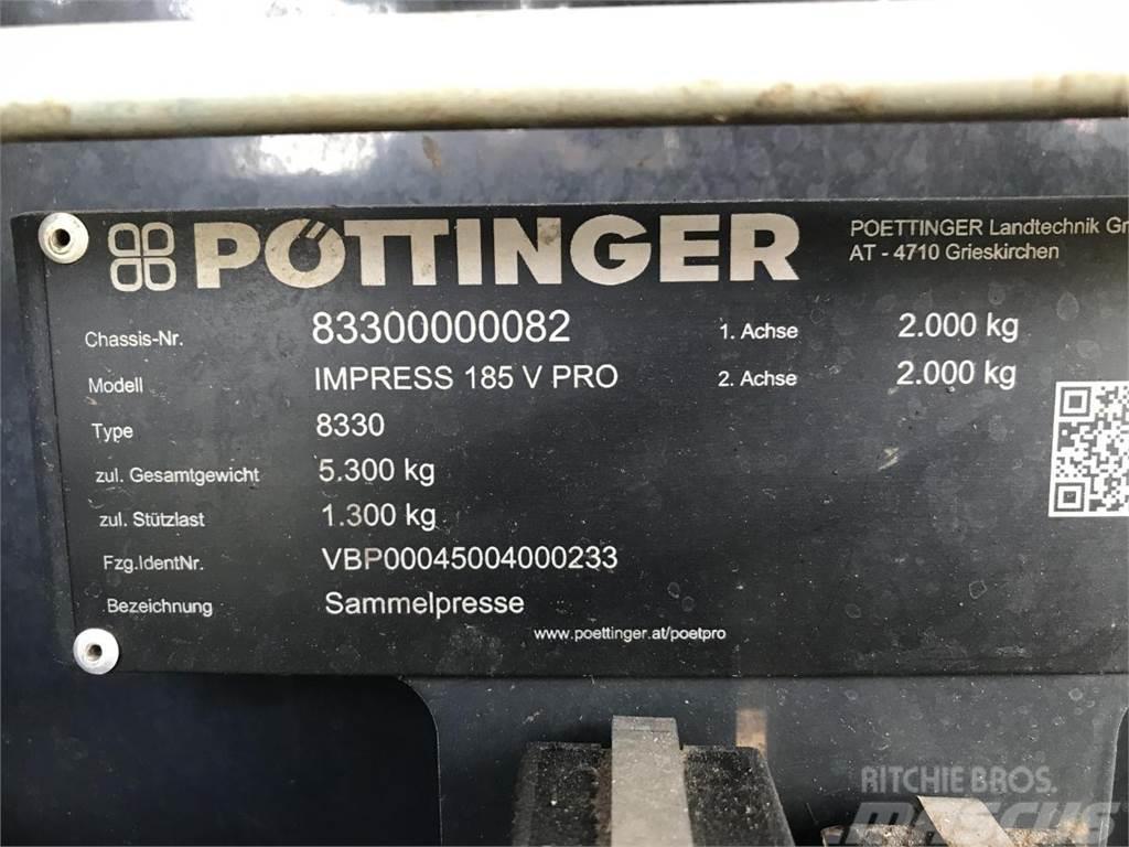 Pöttinger Impress 185 V Pro Rotoempacadoras