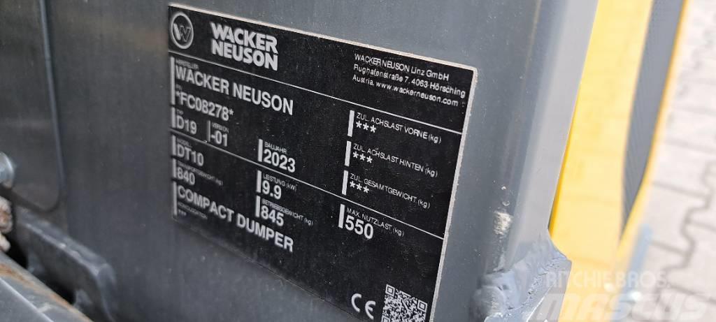 Wacker Neuson DT10 Dúmpers sobre orugas