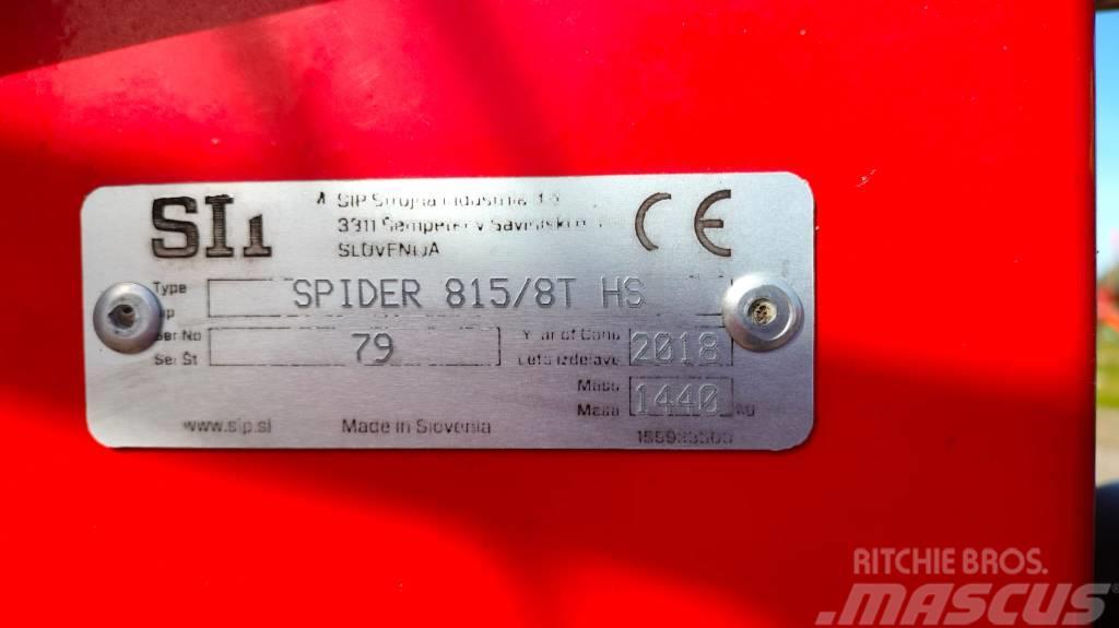 SIP SPIDER 815|8 T Rastrillos y henificadores