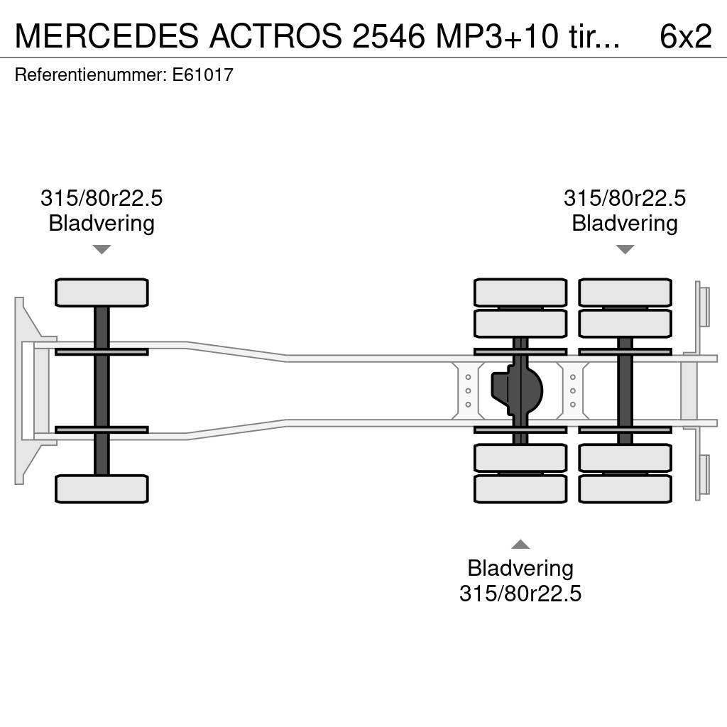 Mercedes-Benz ACTROS 2546 MP3+10 tires/pneus Camiones portacontenedores