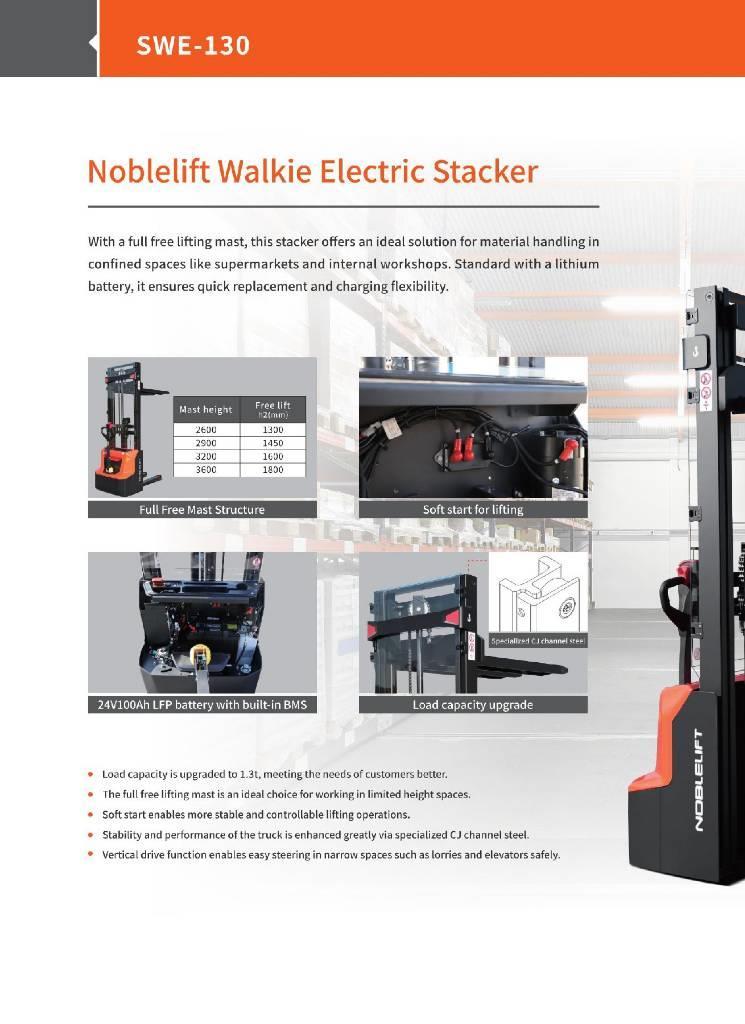 Noblelift SWE 130 Apiladores eléctricos