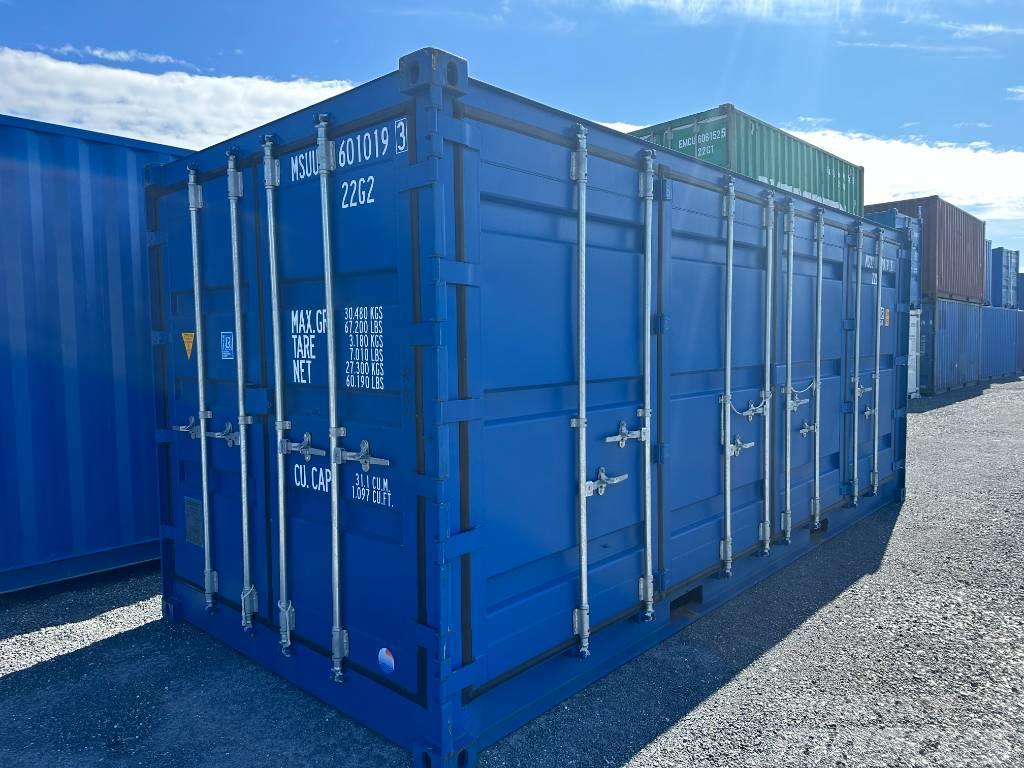  container ny 20fot hel öppningsbar långsida och en Contenedores especiales