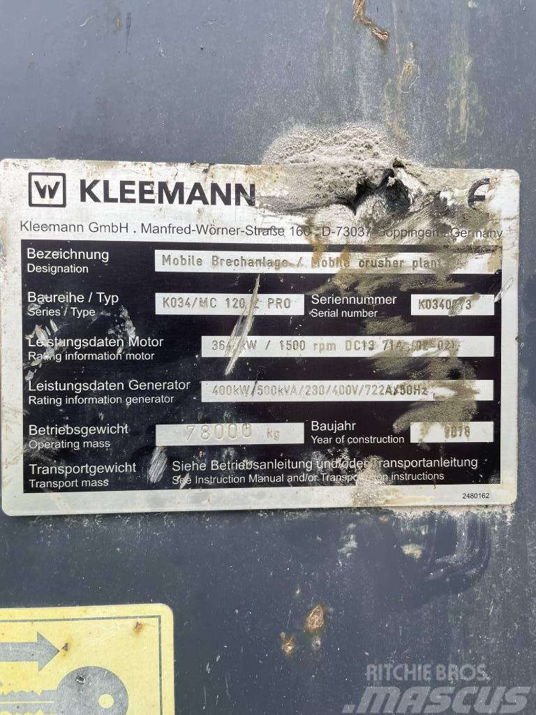 Kleemann K034 / MC 120 Z Pro Trituradoras móviles