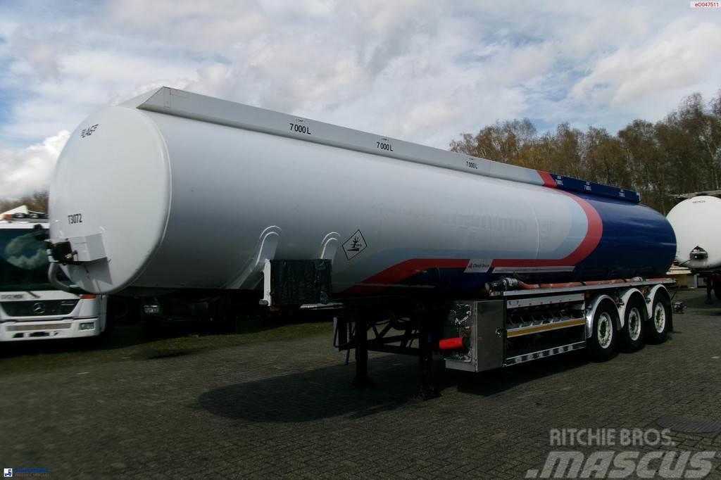 LAG Fuel tank alu 44.5 m3 / 6 comp + pump Semirremolques cisterna