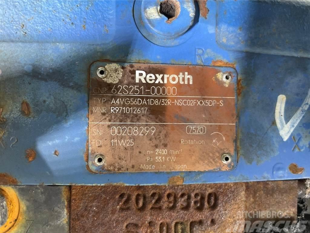 Hitachi ZW95LSD-Rexroth A4VG56DA1D8/32R-Drive pump/Rijpomp Hidráulicos