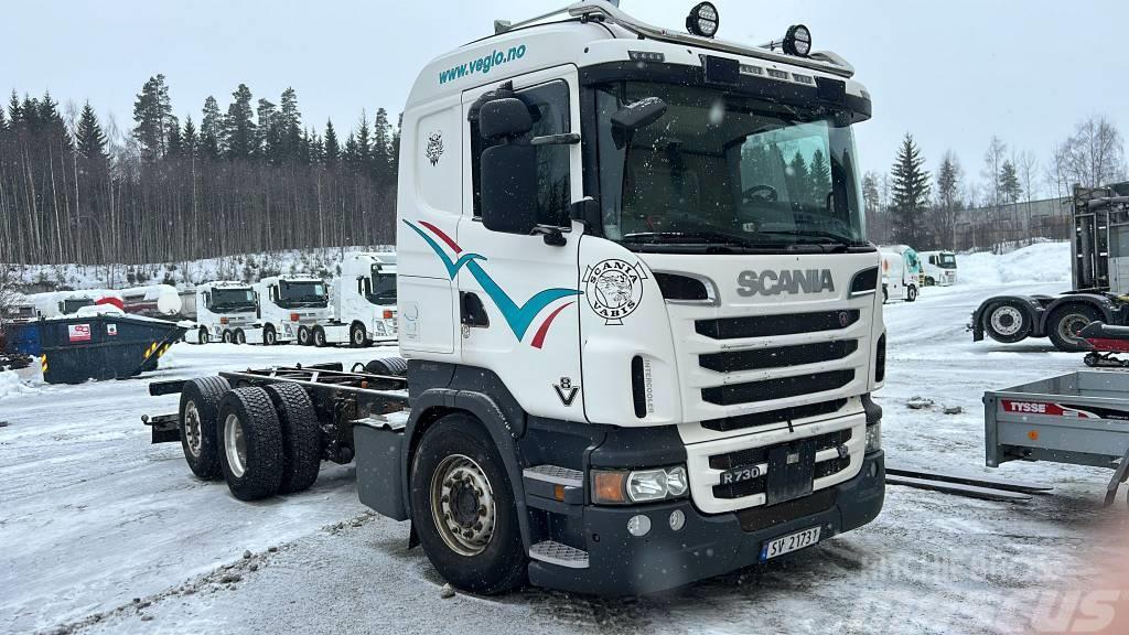 Scania R730LB6X2*4HNB ,full air,ADR, 9t front axel Camiones chasis