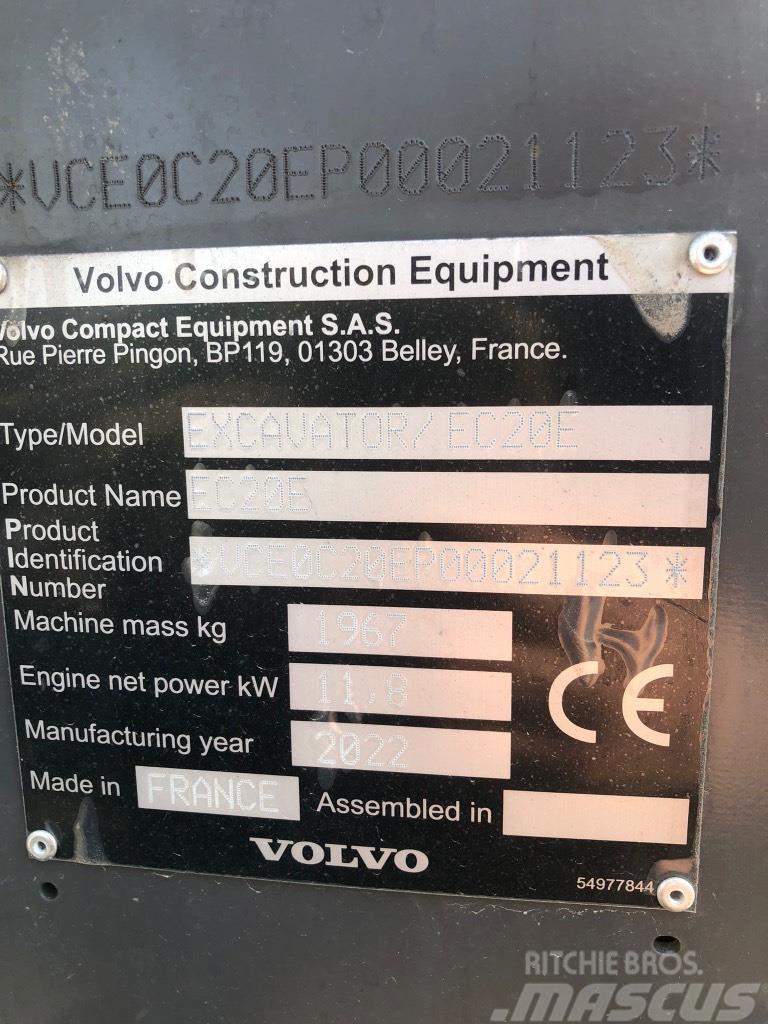 Volvo EC 20 E Mini excavadoras < 7t