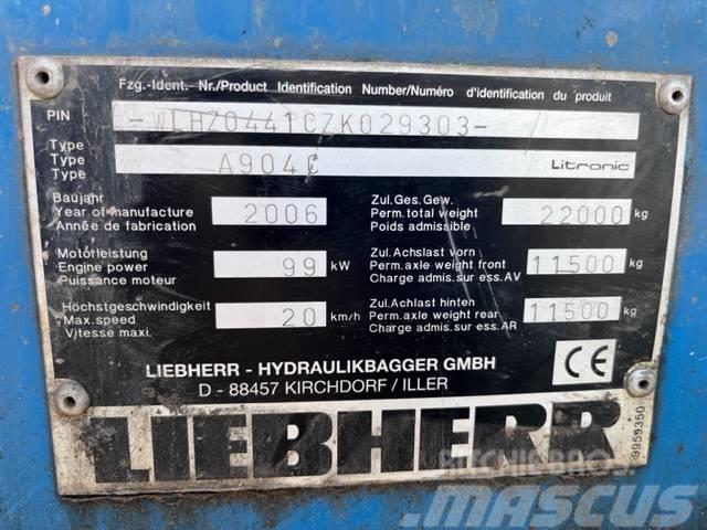 Liebherr A 904 C Litronic Excavadoras de ruedas