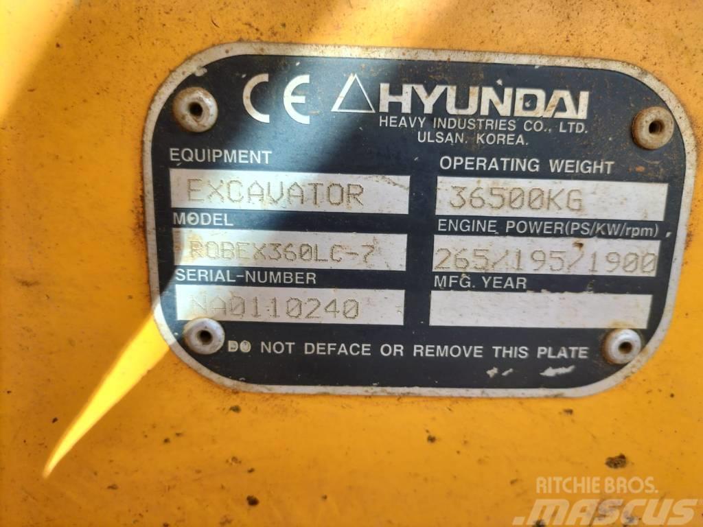 Hyundai Robex 360 LC-7 Excavadoras de cadenas