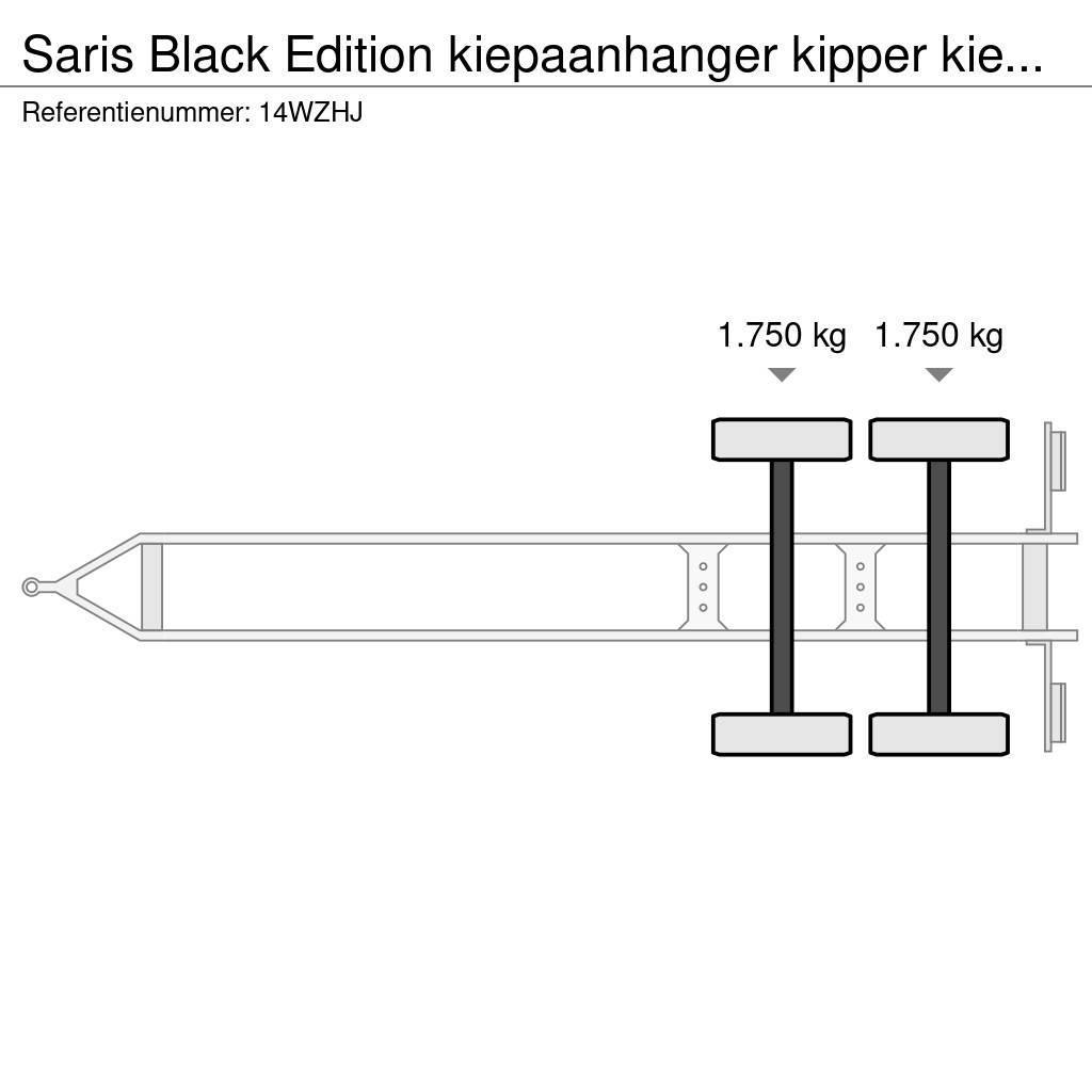 Saris Black Edition kiepaanhanger kipper kieper 3500kg H Caja de lona