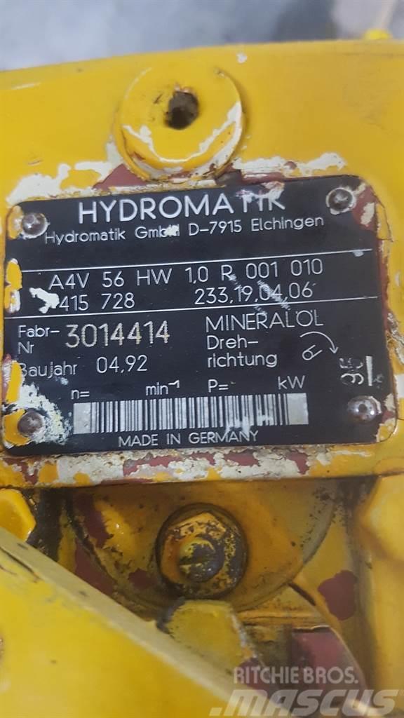 Hydromatik A4V56HW1.0R001010 - Drive pump/Fahrpumpe/Rijpomp Hidráulicos