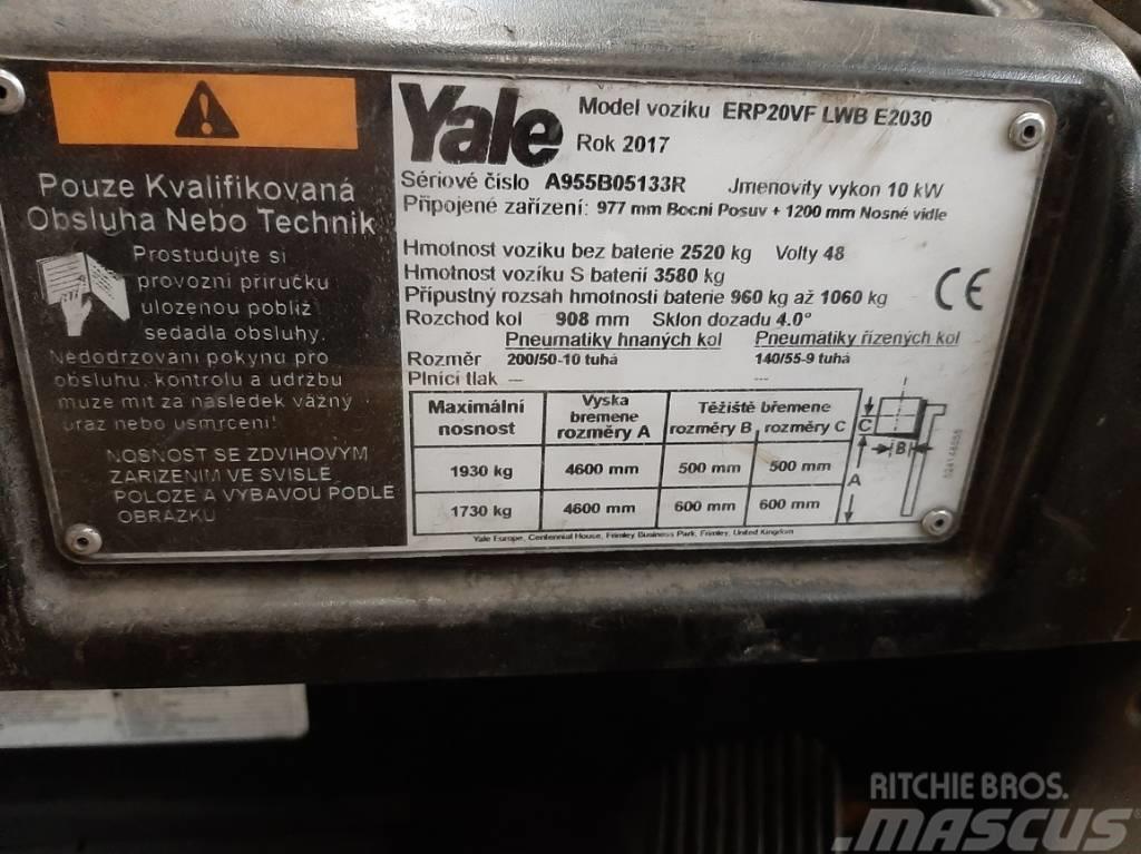 Yale ERP20VFLWB Carretillas de horquilla eléctrica
