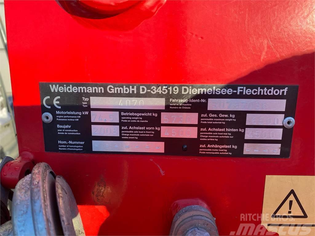 Weidemann 4070 Palas cargadoras