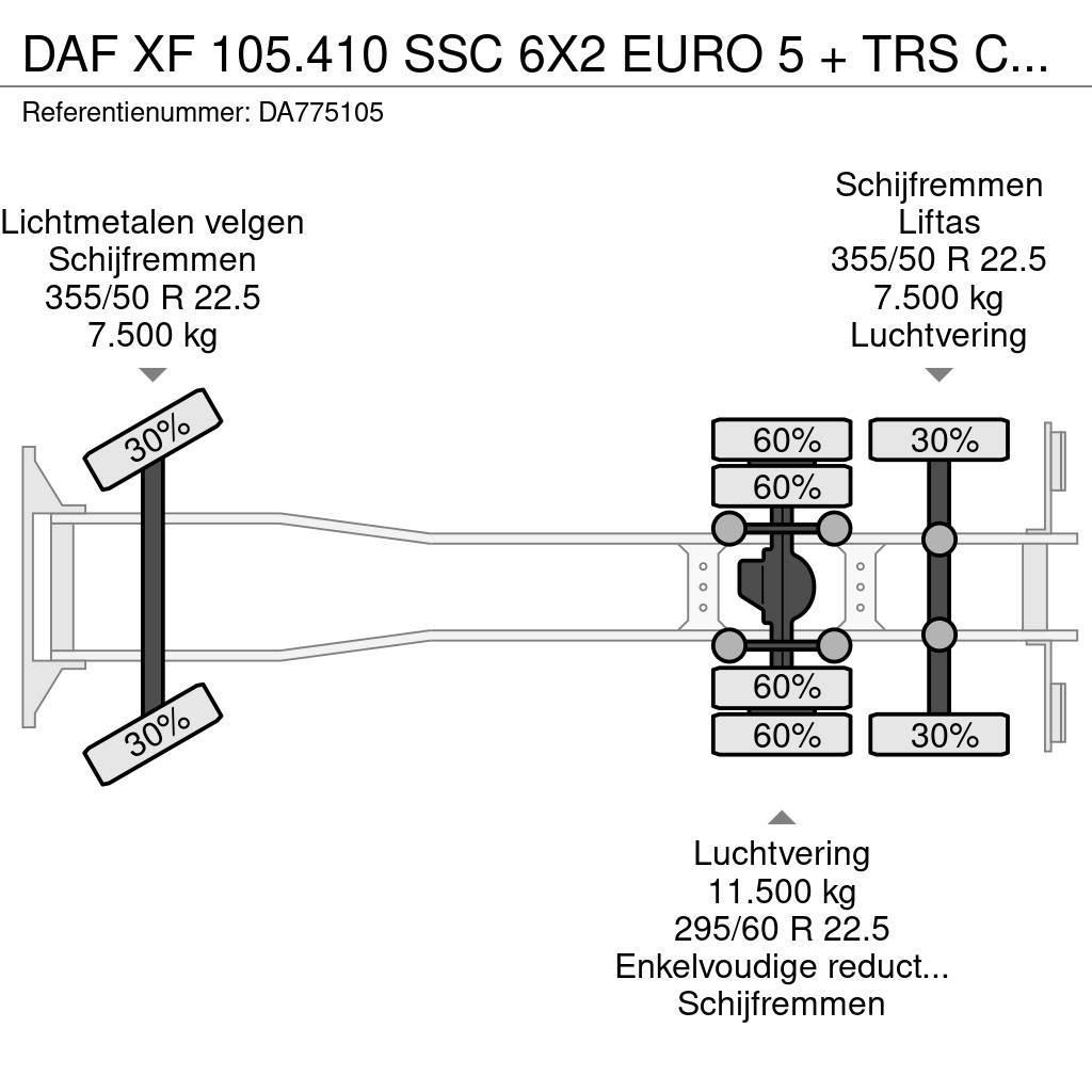 DAF XF 105.410 SSC 6X2 EURO 5 + TRS COOLING Isotermos y frigoríficos