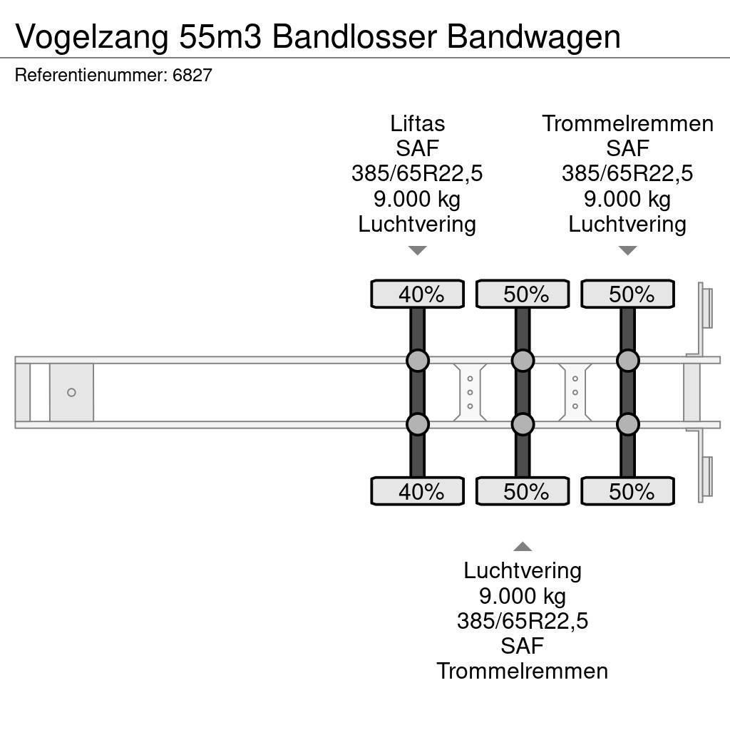Vogelzang 55m3 Bandlosser Bandwagen Otros semirremolques