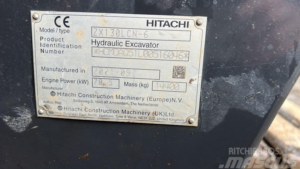 Hitachi ZX130 LCN-6 Excavadoras de cadenas