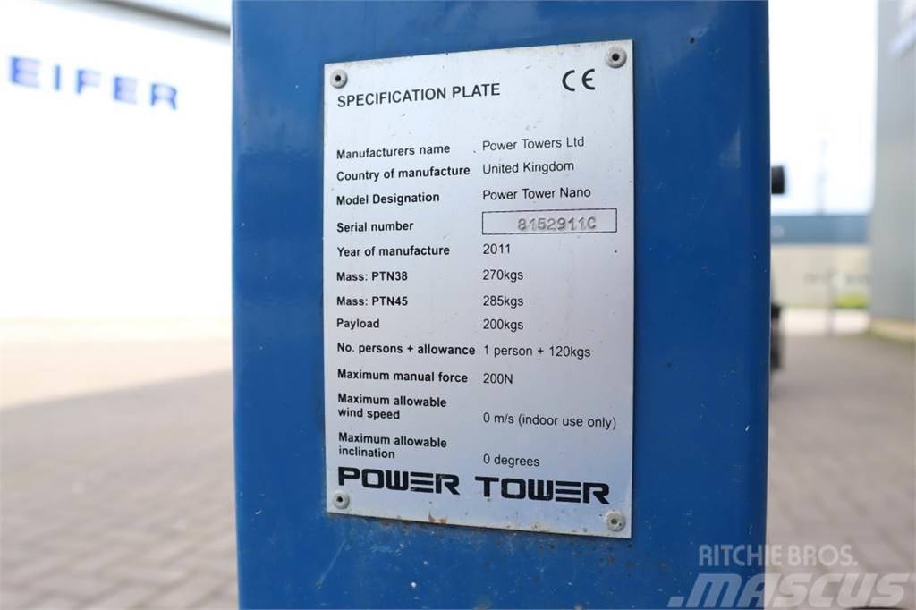 Power TOWER NANO SP Electric, 4.50m Working Height, 200k Plataforma de trabajo articulada