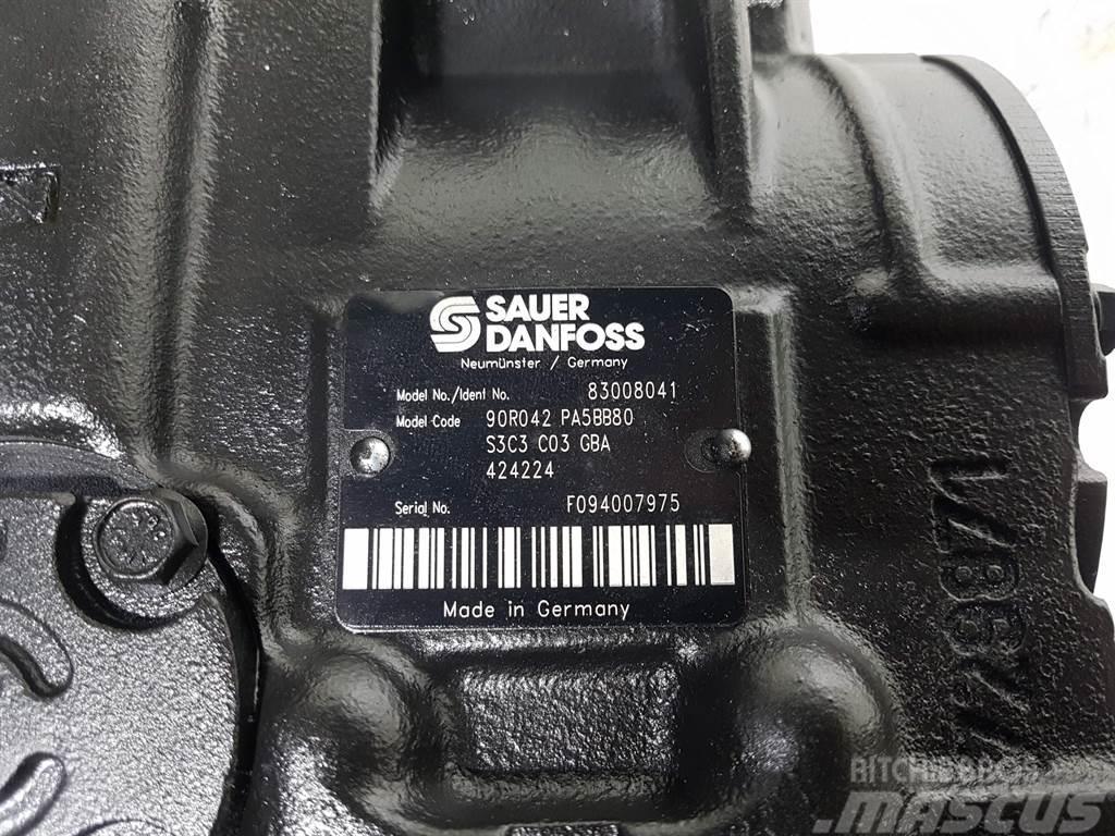 Sauer Danfoss 90R042PA5BB80-83008041-Drive pump/Fahrpumpe Hidráulicos