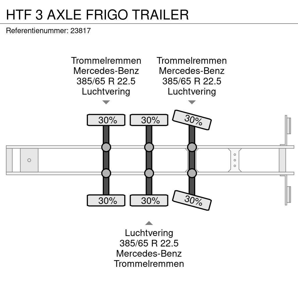 HTF 3 AXLE FRIGO TRAILER Semirremolques isotermos/frigoríficos