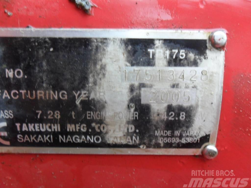 Takeuchi TB175 Excavadoras 7t - 12t