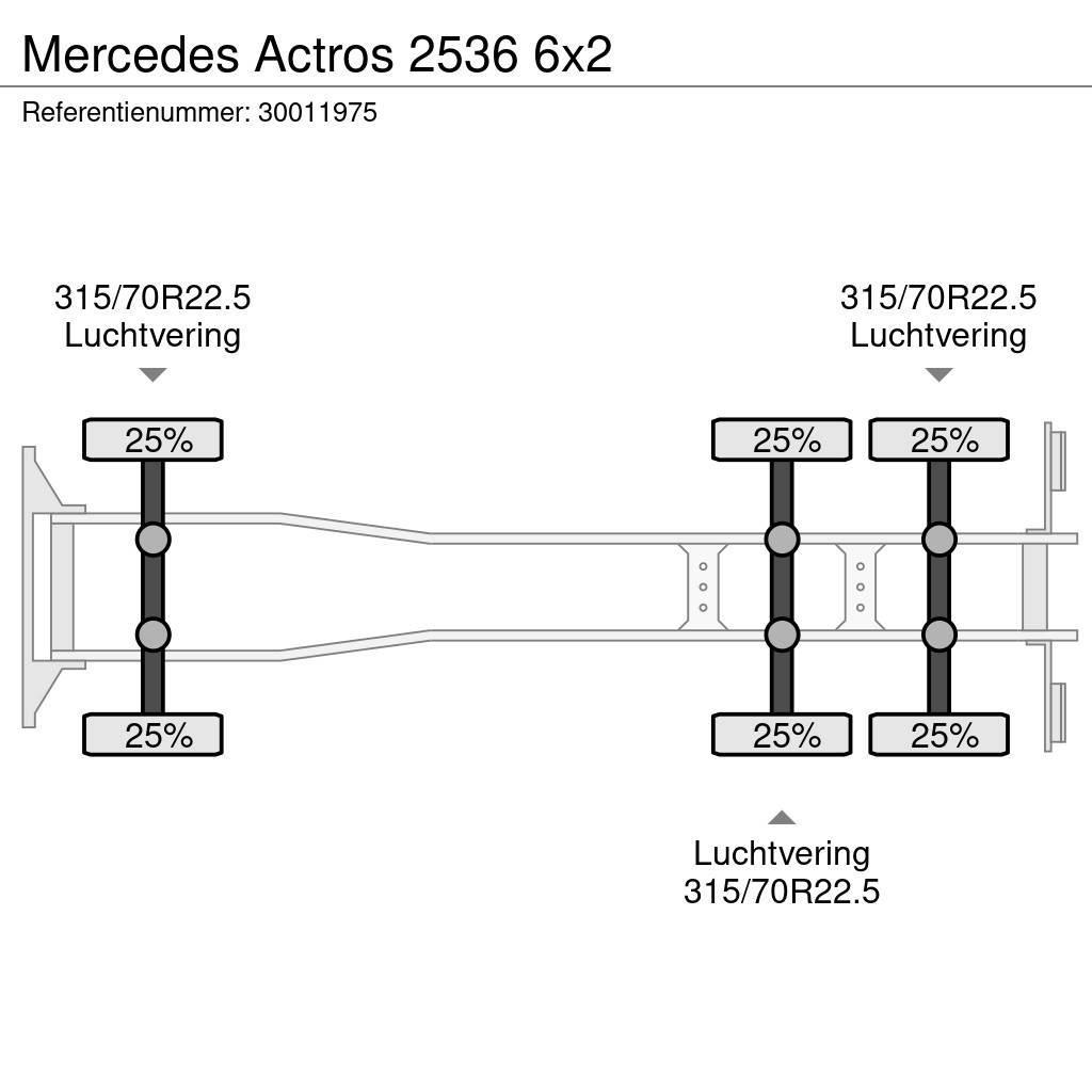Mercedes-Benz Actros 2536 6x2 Camiones caja cerrada