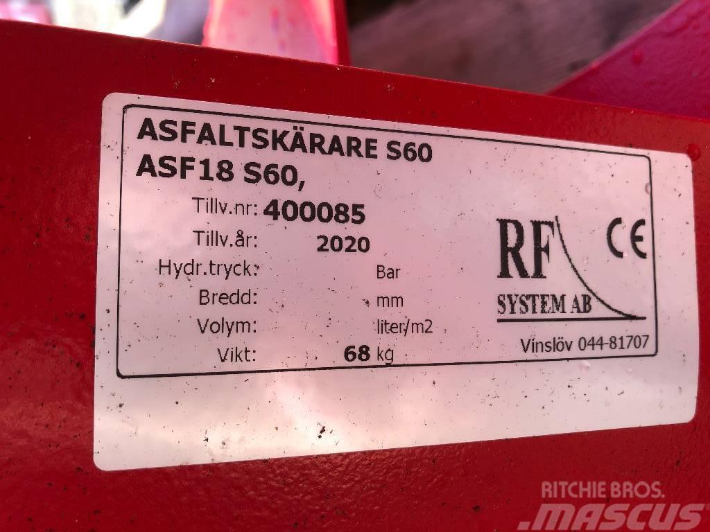 Rf-system RF Asfaltskärare S60 Cortadoras