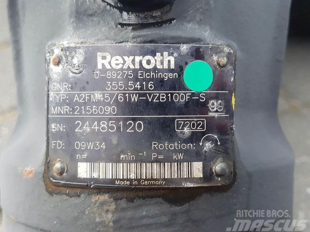 Rexroth A2FM45/61W-R902156090-Drive motor/Fahrmotor Hidráulicos