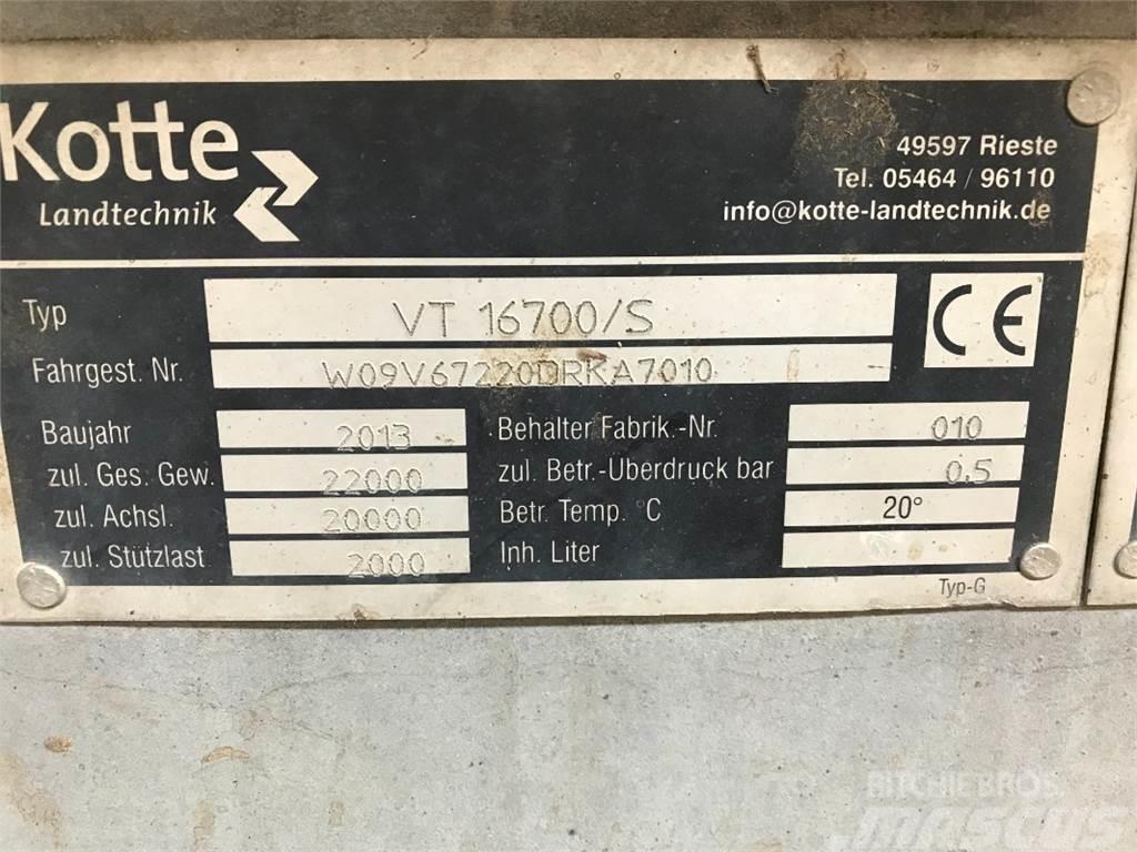 Garant VT 16700/S Remolques esparcidores de estiércol