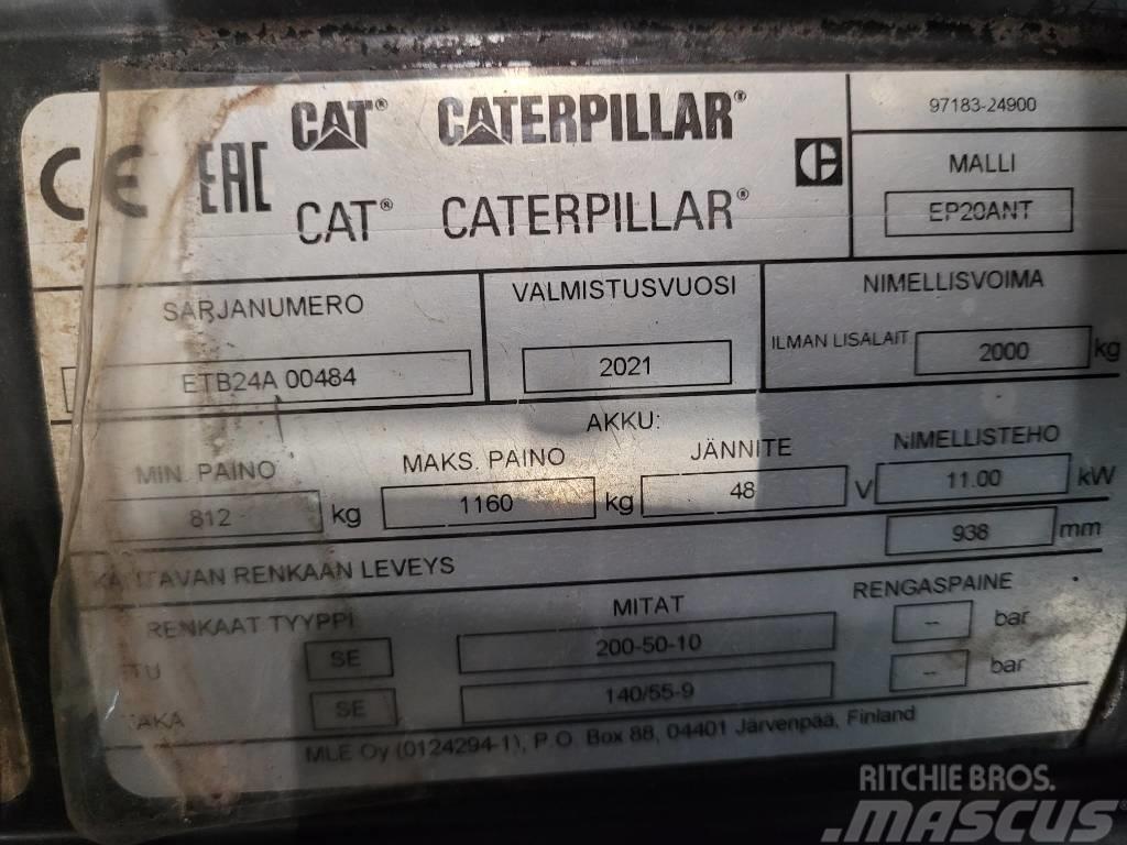 CAT EP 20 Carretillas de horquilla eléctrica