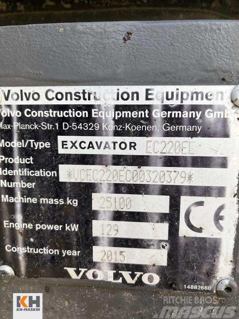 Volvo EC220EL "Leica Grävsystem" Excavadoras de cadenas