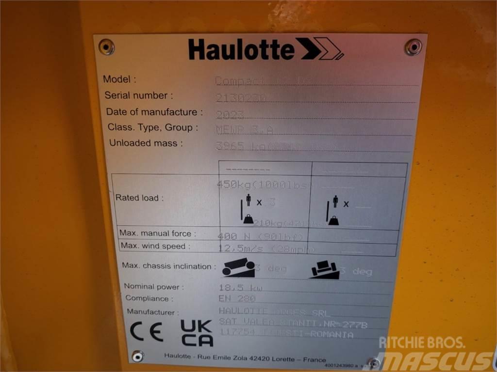 Haulotte COMPACT 12DX Valid Inspection, *Guarantee! Diesel, Plataformas tijera