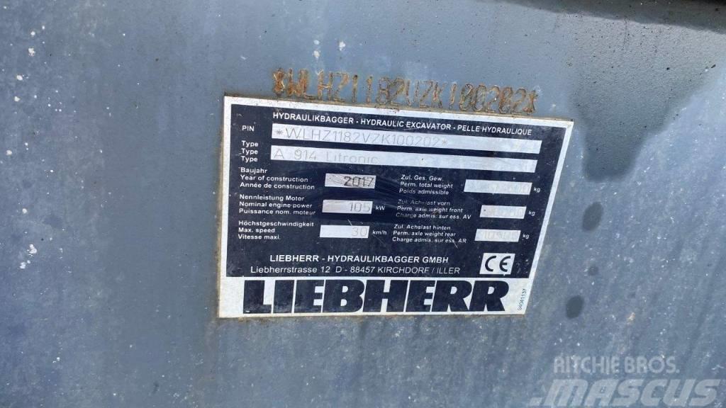 Liebherr A 914 Litronic Excavadoras de ruedas
