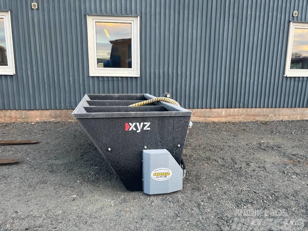 XYZ 2M sandspridare SMS/3-Punkt fäste med cylinder Esparcidoras de arena y sal