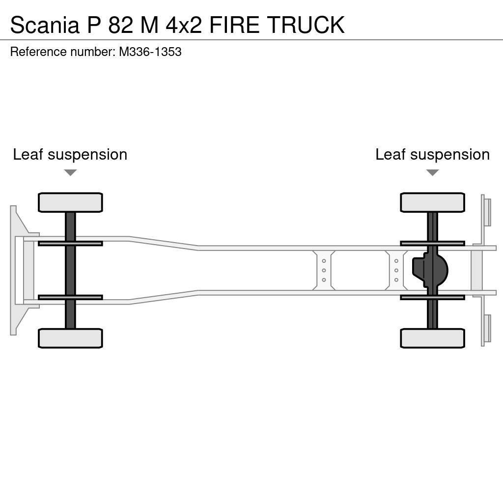 Scania P 82 M 4x2 FIRE TRUCK Camiones de Bomberos