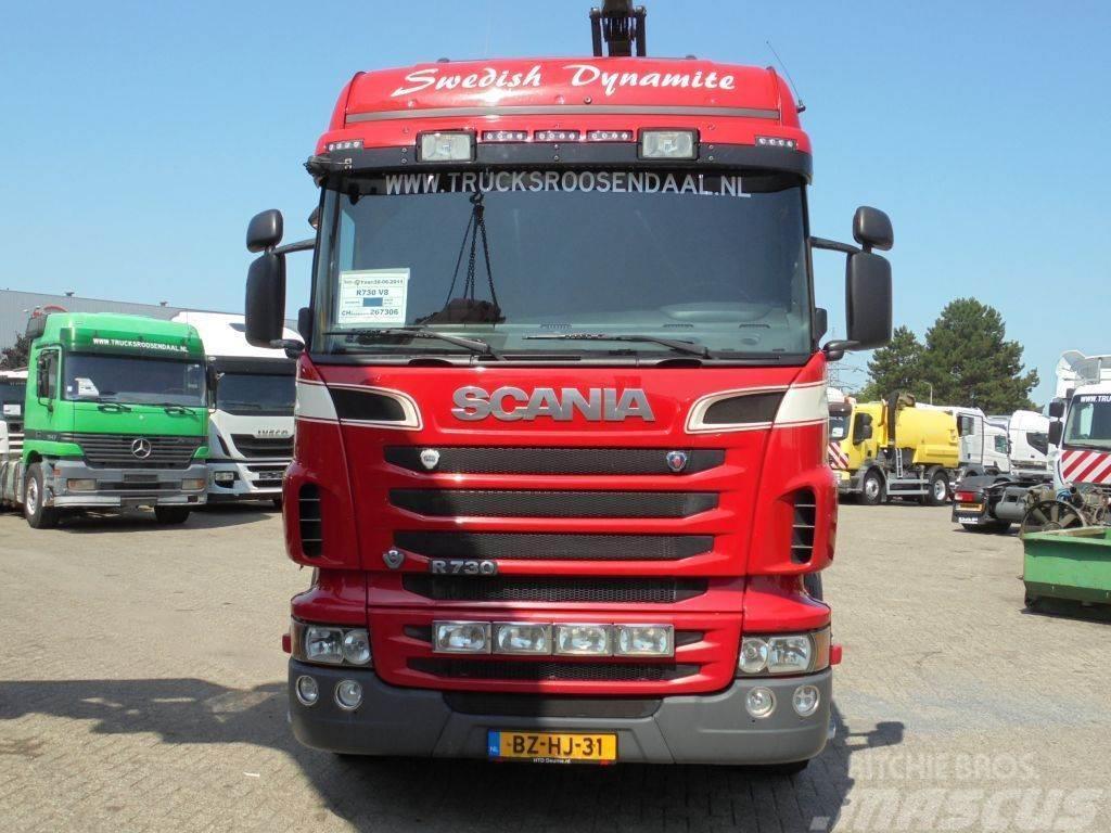 Scania R730 V8 + Euro 5 + Loglift 115Z + 6X4 + DISCOUNTED Grúas todo terreno