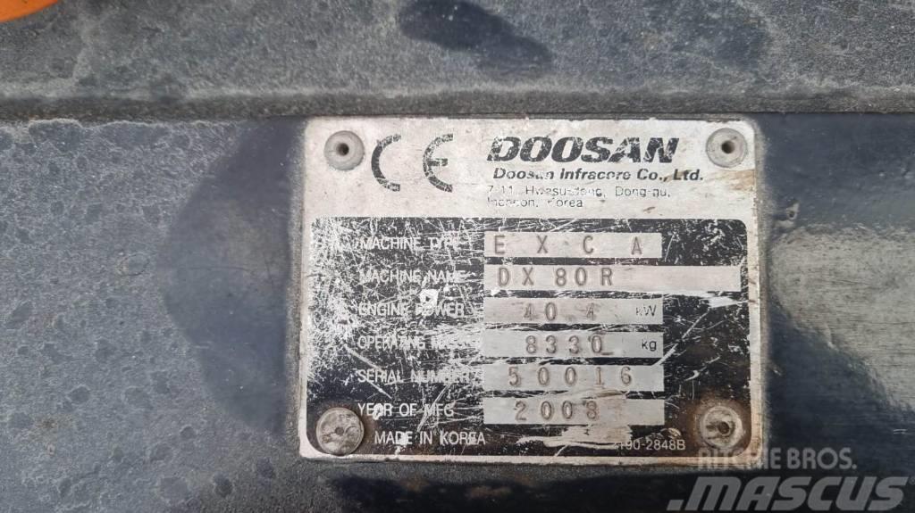 Doosan DX 80 R Excavadoras 7t - 12t