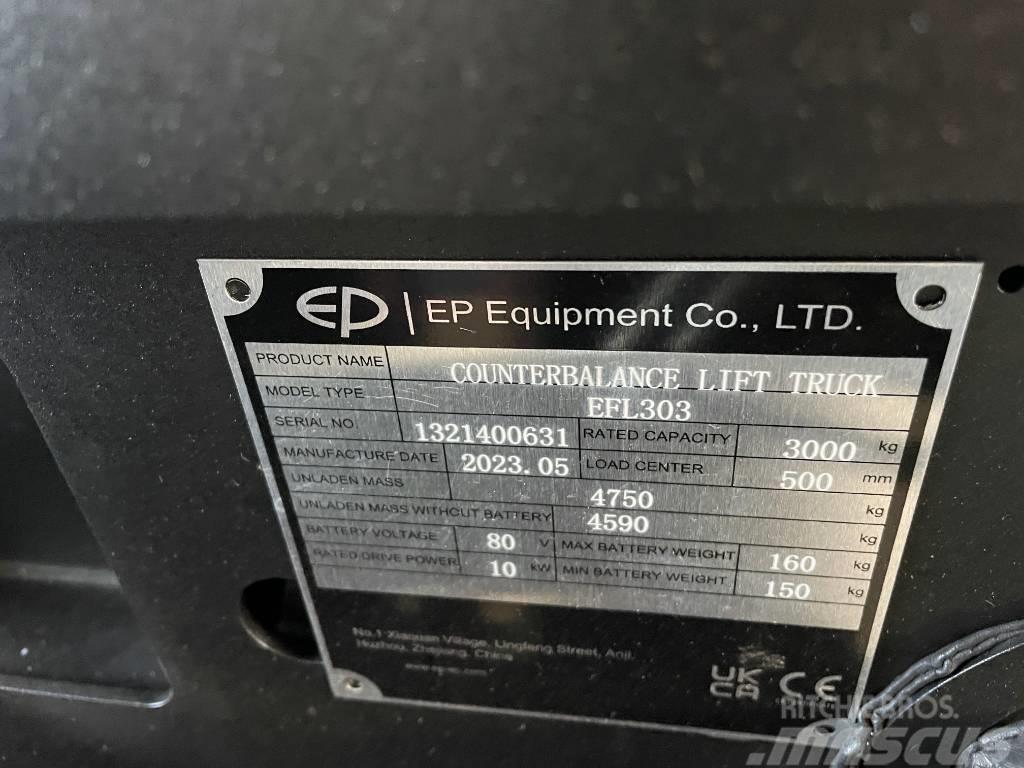 EP EFL303, Triplex, 4800mm, Vollkabine, Lithium Carretillas de horquilla eléctrica