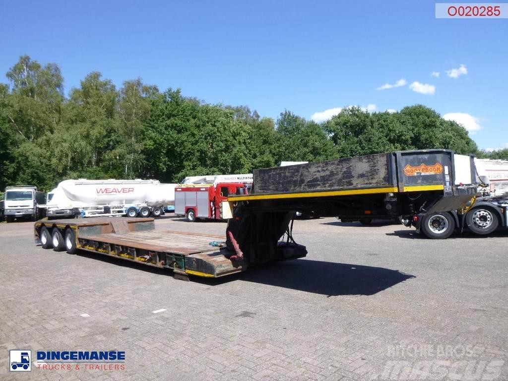 Nooteboom 3-axle lowbed trailer 33 t / extendable 8.5 m Semirremolques de góndola rebajada