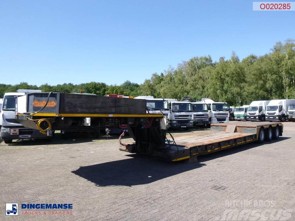 Nooteboom 3-axle lowbed trailer 33 t / extendable 8.5 m Semirremolques de góndola rebajada