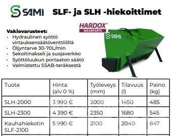 Sami SLH-2000 Hiekoitin 1450L Esparcidoras de arena y sal