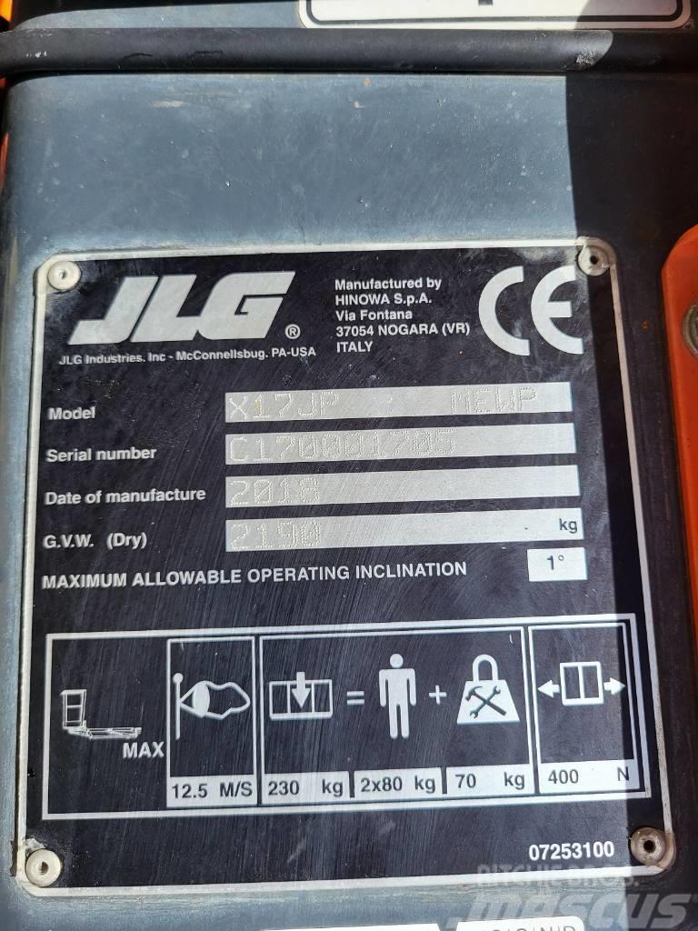 JLG X17 J Plus Plataforma de trabajo articulada