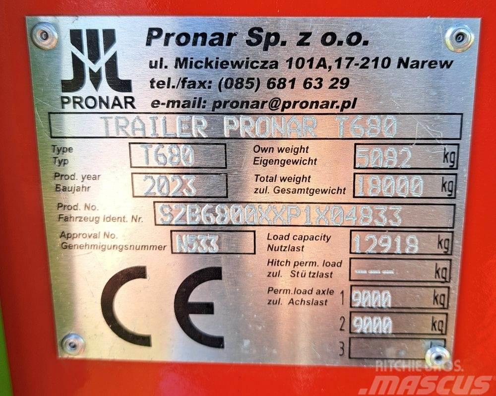 Pronar T680 Zweiachs- Dreiseitenkipper Otra maquinaria agrícola usada