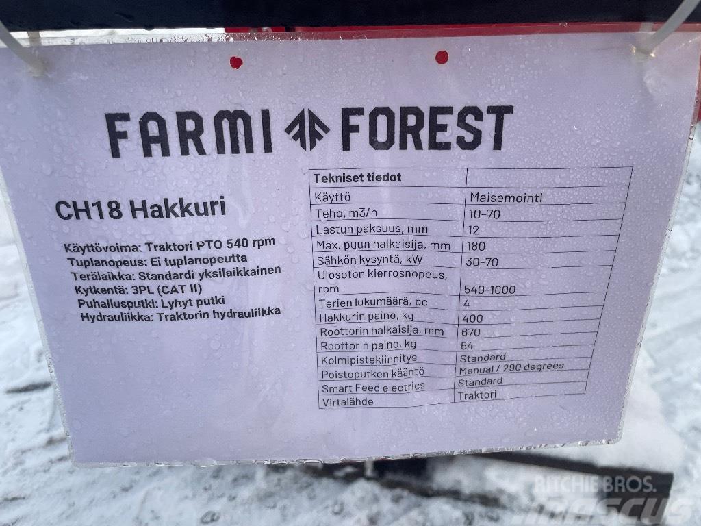 Farmi Forest CH18 Trituradoras de madera