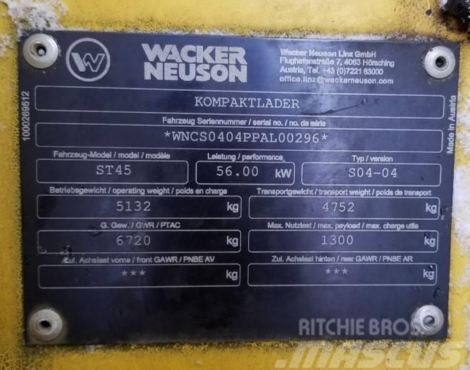 Wacker Neuson ST45 Cargadoras sobre orugas